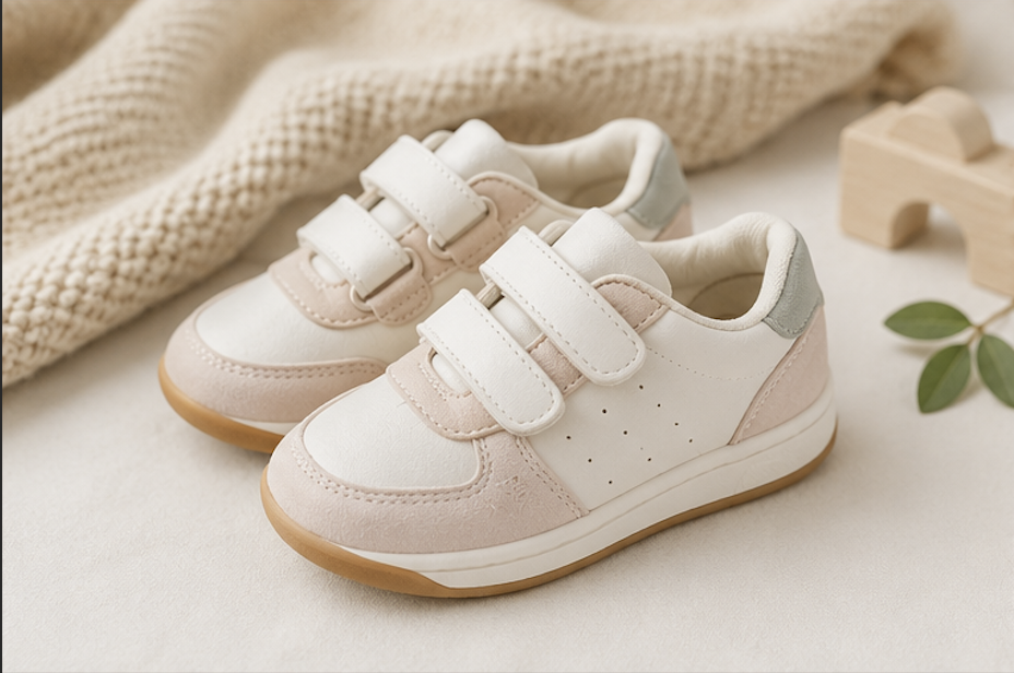 Toddler foot development with supportive toddler sneakers